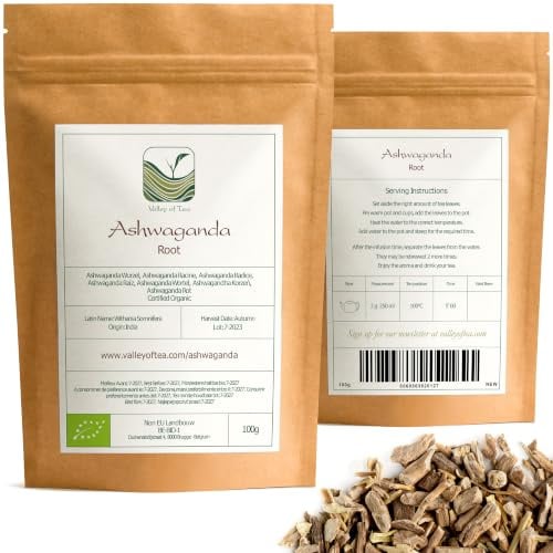 Ashwagandha Ashwagandha Organisk Rot Indien - För Relexation - Ashwanda Rötter - Ashwagonda - Indisk Ginseng - Giftiga Krusbär - Vinterkörsbär 100G