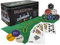 powerking Pokerset für Texas Holdem, Blackjack 200 Chips Pokerset mit Tischdecke Spiel für Familie Freunde Party (Poker Set)