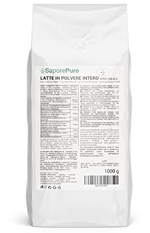 Saporepuro Leche en polvo entera 1 kg - 26% de grasa