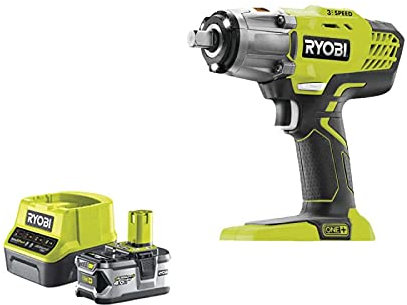 Pack RYOBI boulonneuse à chocs 18V OnePlus R18IW3-0 - 1 batterie 4.0Ah - 1 chargeur rapide 2.0Ah RC18120-140
