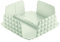 Guzzini - Tiffany, Portatovaglioli Orizzontale Quadrato con Barra Ferma Tovaglioli - Verde Malva, 20 x 20 x h7,3cm - 198700243