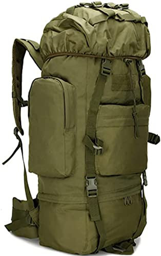 Honent Wanderrucksack 65L Große Laptoptasche 75 * 32Cm Rucksack Für Camping Business Und Trekking,DREI Farben Zur Auswahl,Army Green