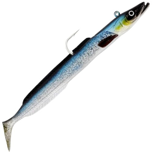 Westin Sandy Andy 22g 13cm Gummifisch, Farbe:Bluetooth
