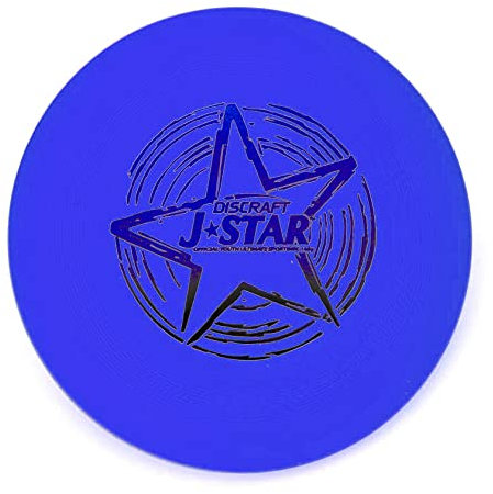 Discraft 145 g J-Star Sportscheibe, Blaue Scheibe Folienfarben können variieren