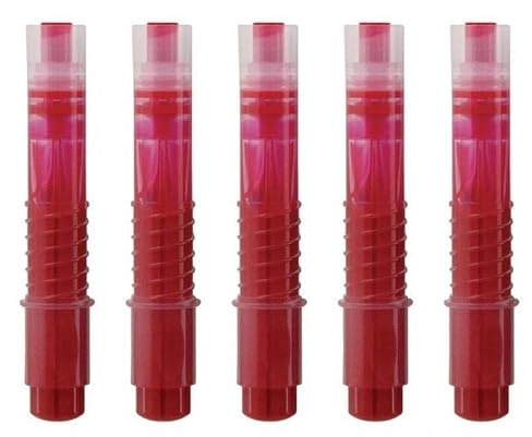 PILOT Pack of 5 Refills for Marker V Board Master S Red