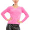 Toocool Maglione Donna Scollo a V Peloso Eco Pelliccia Pullover VI-9516 [L/XL,Rosa]