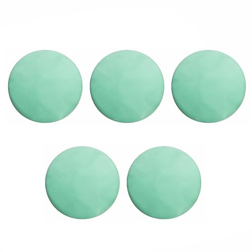 5-teiliges Türstopper-Set, selbstklebende Silikon-Türstopper, Türknauf, Schutzpolster für Türgriff, Wand und Möbel (grün)