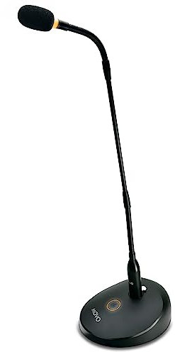 Movo GM-9 Professional 18-inch Gooseneck XLR Podium Microphone for Lectures, Conferences, Streaming, and Video Meetings