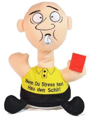 Kögler Stress Max Schiedsrichter Fußball Schiri Prügelknabe Box Mich Antistress
