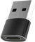 Magnet, Adaptateur USB-A Mâle vers USB-C Femelle, Unité, 2.0 Adaptateur Compatible avec MacBook, Smartphones USB C et Périphériques Type-C, Noir Profond