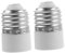 HOMSFOU 2 Pz Adattatore per lampada convertitori di lampade adattatore per base da e27 a e14 lampadina adattatore per portalampada adattatore luce connettore PRESA Accessori convertitore