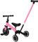 Triciclo 3 in 1 con manico scorrevole per bambini da 1 a 3 anni, ruota pieghevole, bicicletta per bambini con frizione, ruote più grandi, pedali rimovibili, 3 in 1 (rosa)