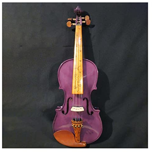Geige Handwerk Elektrische Akustische Violine 4/4 Exquisite Muster Gravur Solider Holz Violin Student Violine