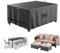 Neuradical Garden Furniture Set Cover, Waterproof Outside Covers for Rattan Cube Furniture, 420D Oxford Fabric, 250x200x90cm