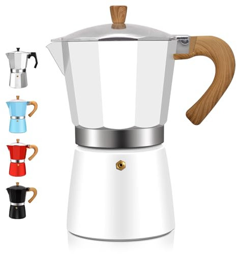 DITOSH 9 Tasse Espresso Cuisinière en Aluminium Moka Pot Machine à Café Express Percolateur Moka Classique Italienne Machine à Café Pour Italien et Cubain Brassage Pour Camping à Domicile 450ml 15oz