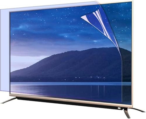 XDRGOOIUY Matte Anti-Glare Screen Protector Anti Blue Light/Anti-Fingerprint Display Film Filter for 32-75 inch TV Monitor, Protect Your Eyes