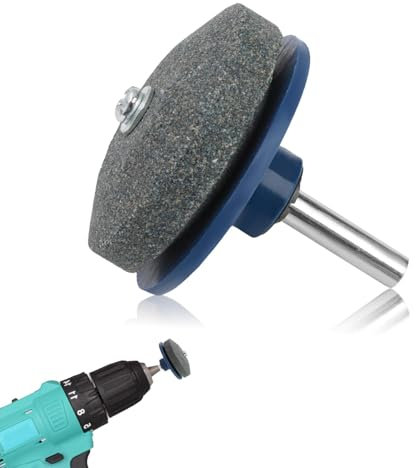 Lawnmower Blade Sharpener,Universal Heavy Duty Garden Tool Sharpener,Multi-Sharp Rotary Lawnmower Sharpen Grinder Wheel Stone for Rotary Lawn Mower,Lawn Edgers & Shears,Axes and Other Garden Tools
