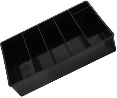 HONMEET Caja Registradora Portátil Bandeja Para Cajón Organizador De Archivos De Escritorio Compartimentos Para Monedas y Billetes