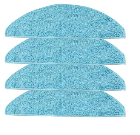 Mopa Pad Paños Toallitas Aspiradora Piezas de Repuesto Accesorios Repuesto Mopa - Kit de paño para Conga 7490 Immortal / 8290 Immortal (4 unidades)