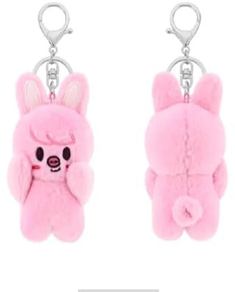 10 cm Stray Kids Porte-clés en peluche MAGNET série « ATE » SKZoo Porte-clés mignon porte-clés pendentif pour les fans (Dwaekki)