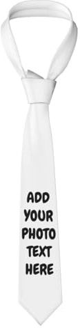 GQWJKSZ Herren-Krawatte mit individuellem Gesicht, personalisierte Krawatte, Bild, Logo, Text, Neuheitskrawatten, Geschäfts- und Arbeitsgeschenk für Vater, Ehemann, Freund
