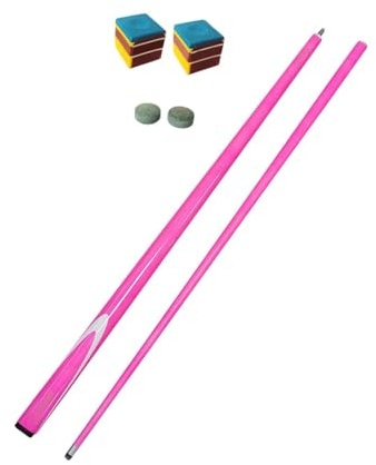 LeeQinersw Queue de Billard en Carbone 57 Pouces, Pointe de 9,5 Mm pour Joueurs Adultes, Rose