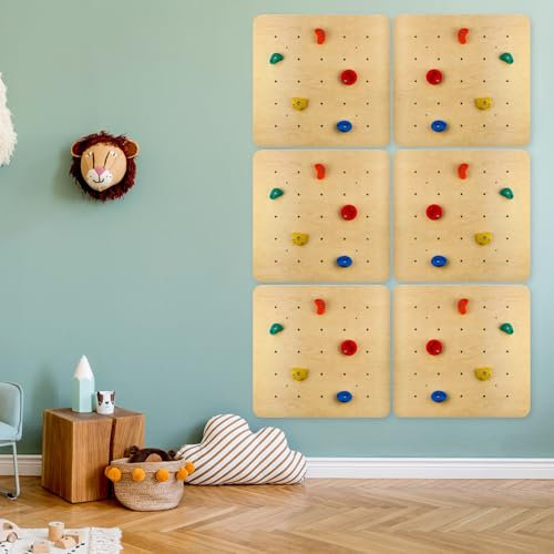 Bambini che raggiungono i pannelli di parete, Parete di arrampicata dell'interno, parete di roccia del bambino