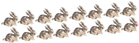 HOMSFOU 4 Ensembles Porte-clés De Lapin En Cuivre Lapins Porte-clés Lapin Tout Doux Mignon Charmes De Lapin Accessoires Pendentifs Animaux Décor Porte-clés Lapin Laiton 4 Pièces * 4