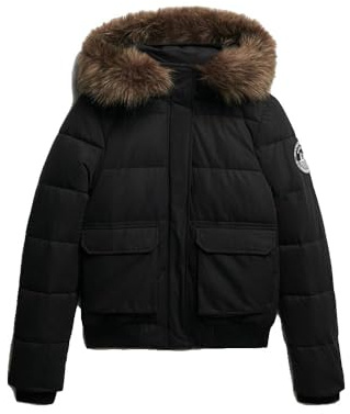 Superdry Everest Ella Bomber Jacket L Black