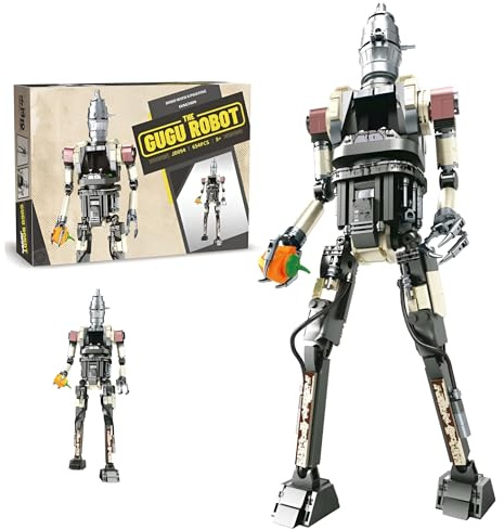 Technik Gugu Robot Building Blocks Set – 654PCS Movie Mechanical Robot Bricks Kit, Collector's Mech Action Figure for Boy, STEM Edication Toy, Creative Gift for movie fans