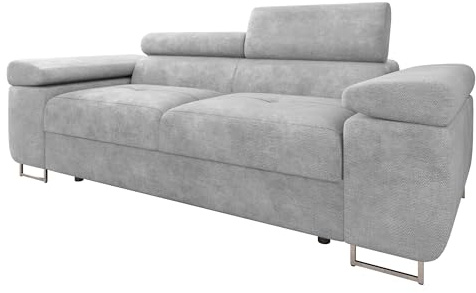 Mirjan24 Sofa Torezio II mit Verstellbarer Kopfstütze (Lumo 65)