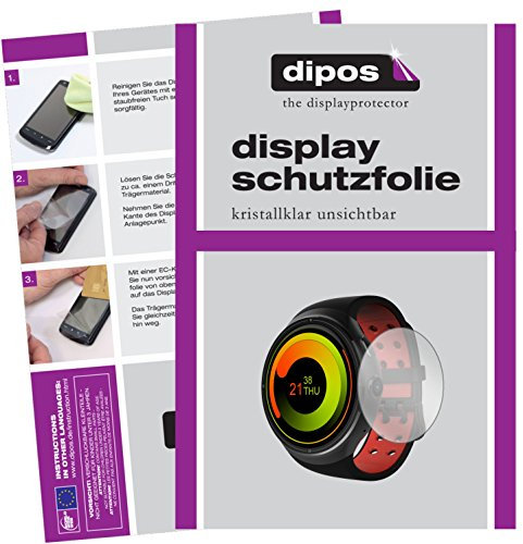 dipos I 6X Schutzfolie klar kompatibel mit Zeblaze Thor Folie Displayschutzfolie