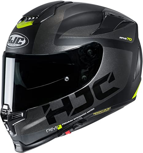 Motorradhelm HJC RPHA 70 BALIUS NC5SF, Schwarz/Grau, L