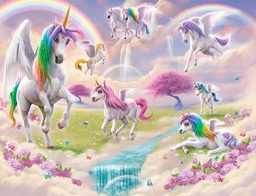 Walltastic Wandbild Unicorn, Tapete, Multi, 8 ft x 10 ft, 46245