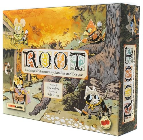 2Tomatoes Games | Root | Juego de Mesa | Batallas y Aventuras en EL Bosque | Control de Territorio, Facciones Únicas y Conflicto Épico | Español | 2-4 Jugadores | 10 Años | Animales, Fantasía