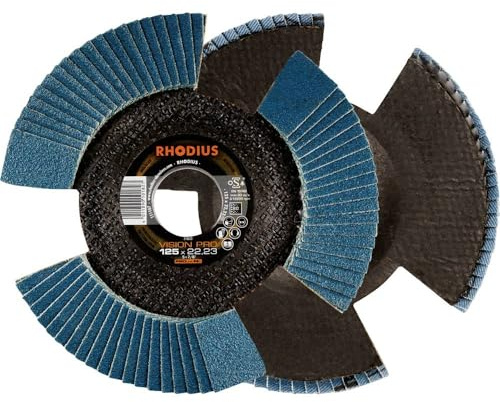 RHODIUS VISION PRO Fächerscheibe K80 125x22,23 mm