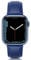 Tuocal Genuine Leather Strap Compatible with Apple Watch Straps 38mm 40mm 41mm, Soft Elegant Leather Replacement Strap for Apple Watch iWatch Series 8 7 6 5 4 3 2 1 SE Sports Edition Women, Blue