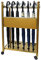 Schirmständer Regenschirmständer Schirmständer Mit Schloss Edelstahl Schirmhalter Hotellobby Schirmständer Für Foyer Und Eingang Regenschirmhalter Schirmhalter ( Color : Gold , Size : 56*35*90cm )