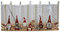 INDA-Exclusiv LED Weihnachtsgardine X-Mas Gardine Weihnachten Scheibengardine beleuchtet Fenstergardine 45x120cm