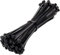 Black Cable Ties, 300mm x 3.6mm, Pack of 100, 12 Premium Nylon Zip Ties Multi-Purpose Plastic Tie Wraps Secure Self-Locking Mechanism for Home, Garden, Office and DIY by AAN
