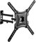 Ekon supporto da parete TV, supporto mobile singolo, per TV da 23 a 55 pollici, max 35 KG, VESA 400x400, doppio braccio estendibile, viti incluse
