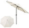 Toile De Parasol Déporté 8 Baleines 3m Toile De Rechange pour Parasol Octogonal Bâche De Remplacement Protection Housse de Rechange Parasol 3m 8 Baleines Avec Air Vent pour Parasol Déporté (Beige)