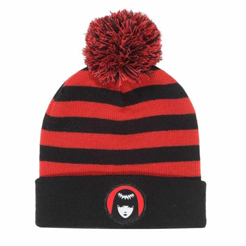 Heroes Emily The Strange Striped Pom Beanie One Size