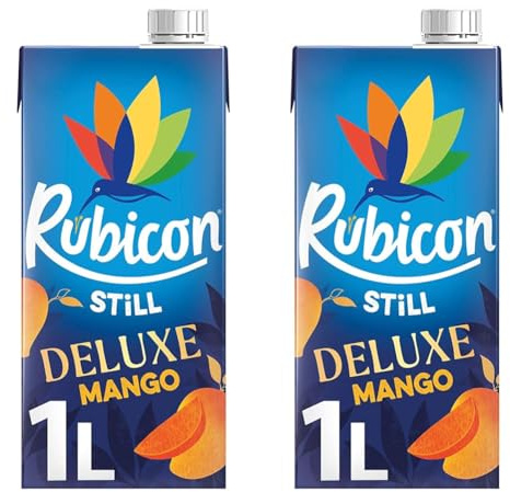 RUBICON Mango Fruchtsaft, frisch und fruchtig mit einem süß, aromatischen Geschmack (1 x 1l) (Packung mit 2)