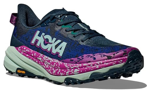 HOKA Herren Speedgoat 6 Sneaker, Stormy Skies/Aqua Breeze, 46 EU