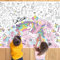 ALEGRE® Ausmal-Tischdecke Einhorn, 110 * 80CM Einhorn Tischdecke zum Ausmalen, Deko Kindergeburtstag, Ausmaltischdecke Kinder, Bemalbare Papiertischdecke für Ostergeschenk Kindergeburtstag Deko