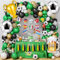 148Stück Fußball Luftballons Girlande Schwarz Grün Geburtstag Fußballspiel Party Dekorations für Junge Fußball Folien ballon Nationalmannschaft Uniform Flagge für Olympische Super Cup Party Deko