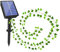 Laspi Ivy Fairy Lights Outdoor Solar 50 LED, 7 m Solar Ivy Fairy Lights Decoration, 8 Modes Fairy Lights Solar Outdoor Weatherproof for Party Decoration, Garden, Balcony, Wedding, Fence