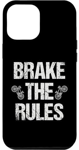 Hülle für iPhone 14 Pro Max Brake The Rules Mountainbike MTB Cycling Cyclist