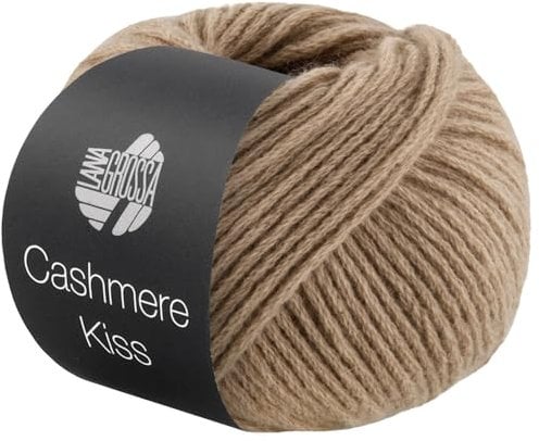 LANA GROSSA Cashmere Kiss | Edle Merino-Kaschmir-Mischung | Handstrickgarn aus 70% Schurwolle (Merino superfein) & 30% Kaschmir | 25g Wolle zum Stricken & Häkeln | 70m Garn FB 104